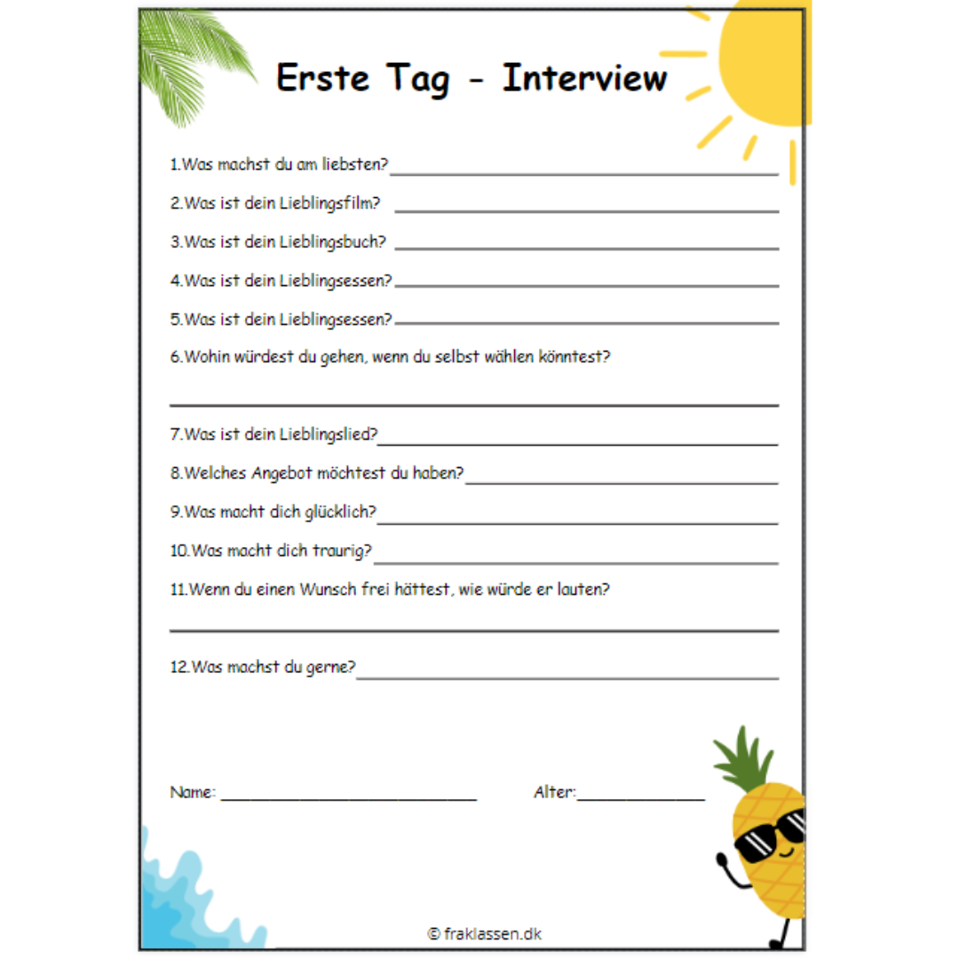 Sommerinterview