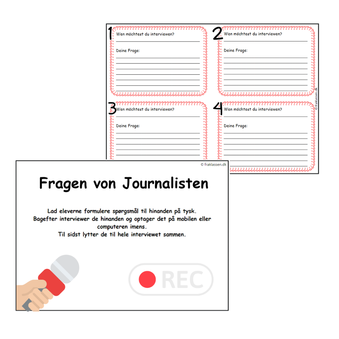 Fragen von Journalisten