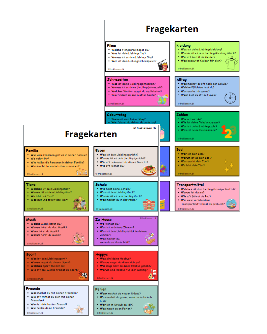 Fragekarten