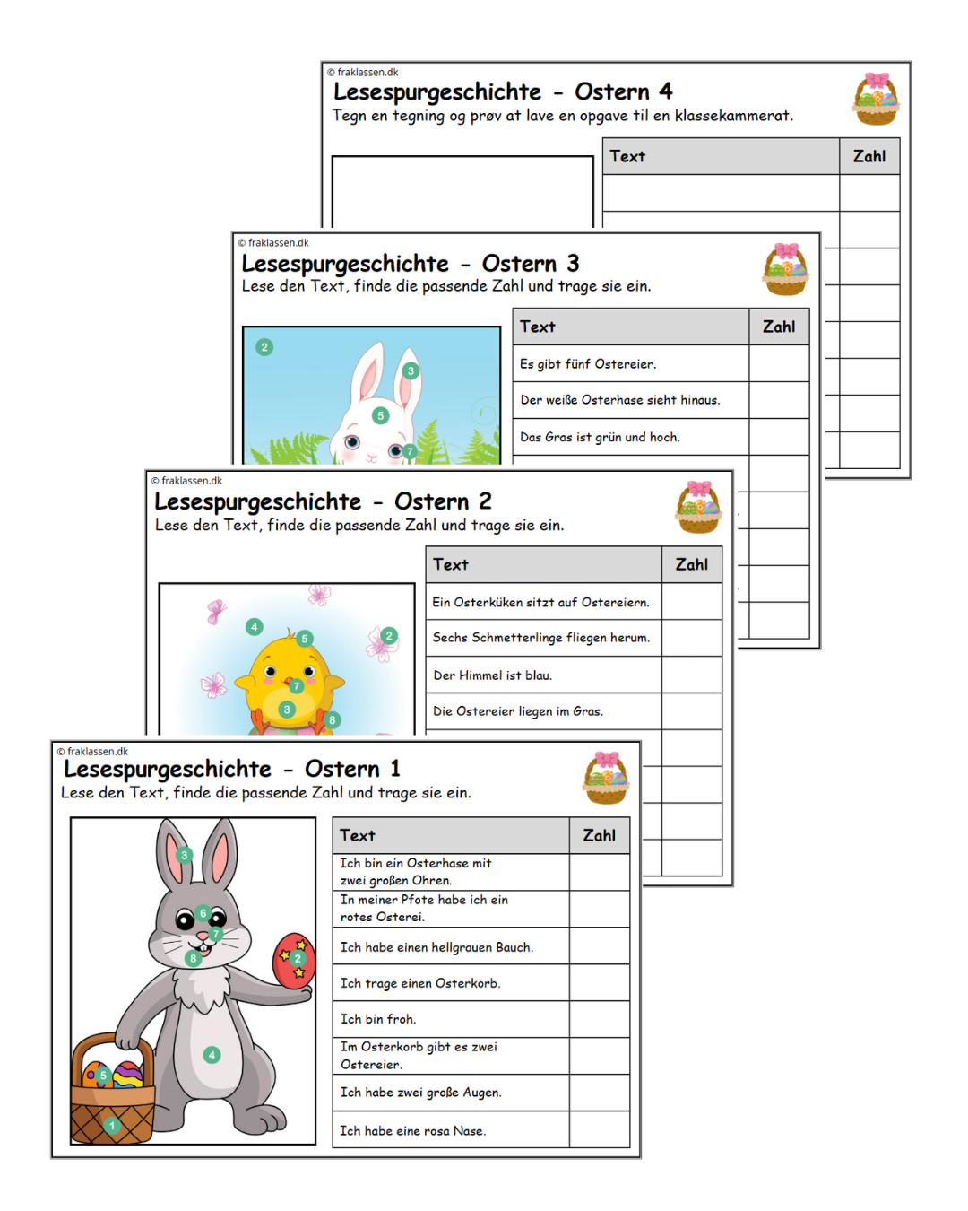 Lesespurgeschichte – Ostern