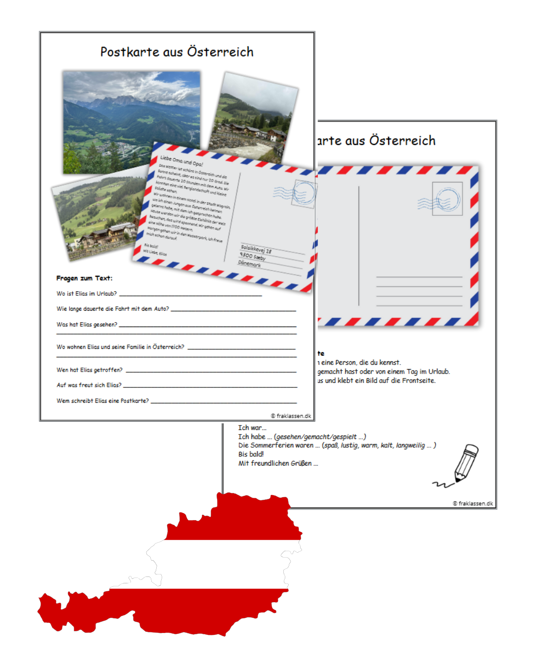Postkarte aus Österreich