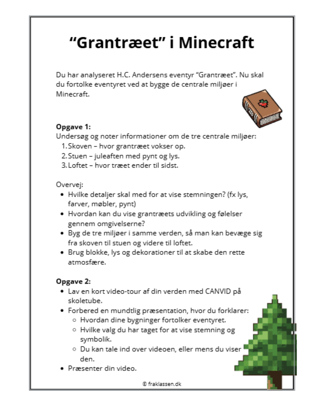 “Grantræet” i Minecraft
