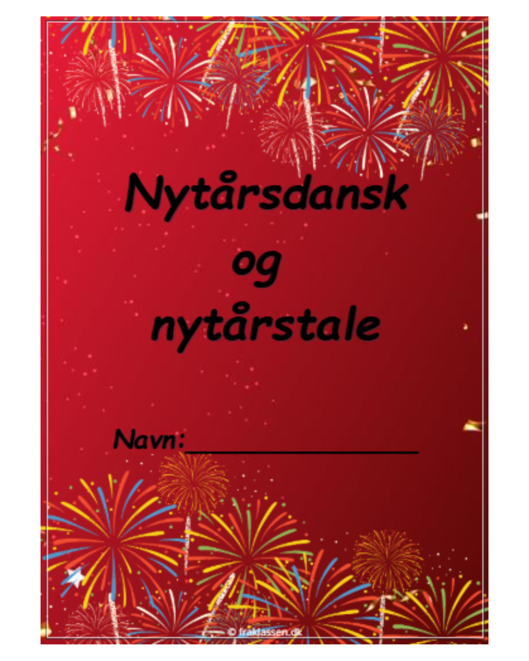 Nytårsdansk og nytårstale