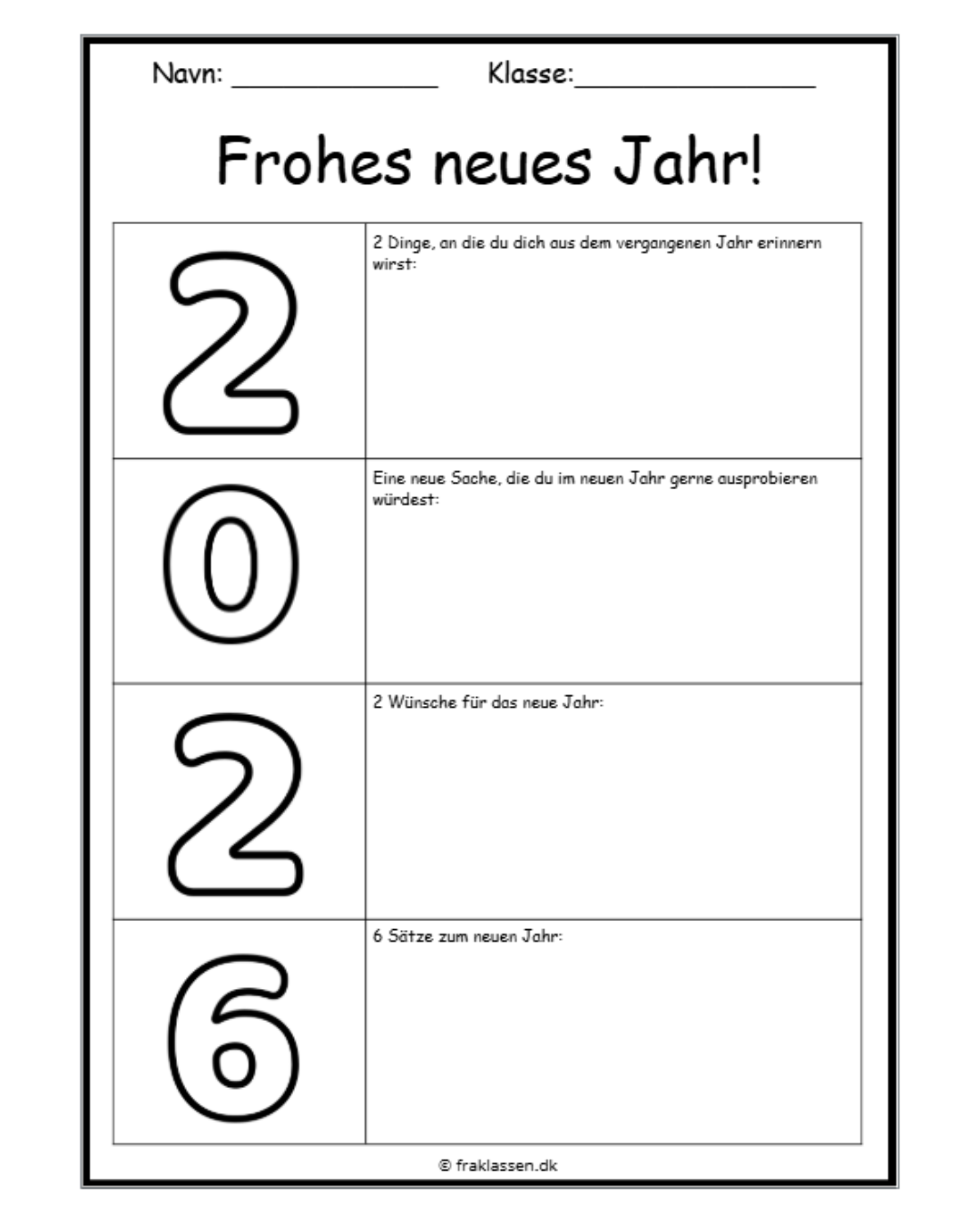 Frohes neues Jahr!